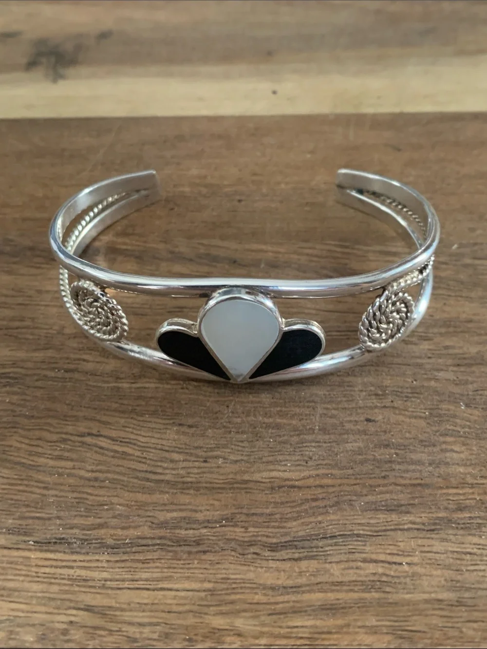 Alpaca Stamped 7” Cuff Bracelet